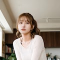 魅惑の脚線美と透けニット 3枚目