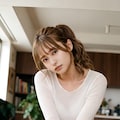 魅惑の脚線美と透けニット 2枚目