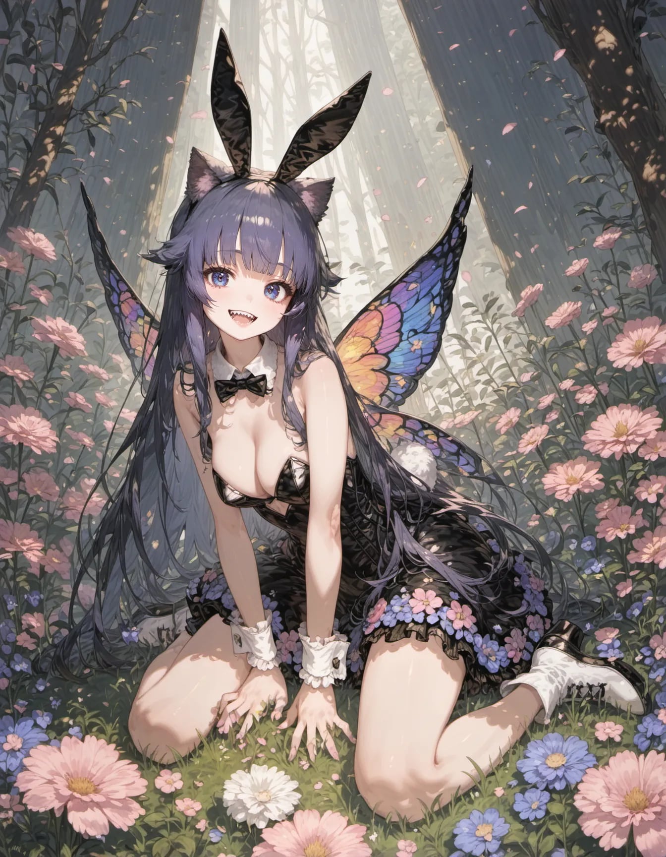 Butterfly Wings in the Forest