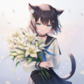 ７月の花　白色の百合 2枚目
