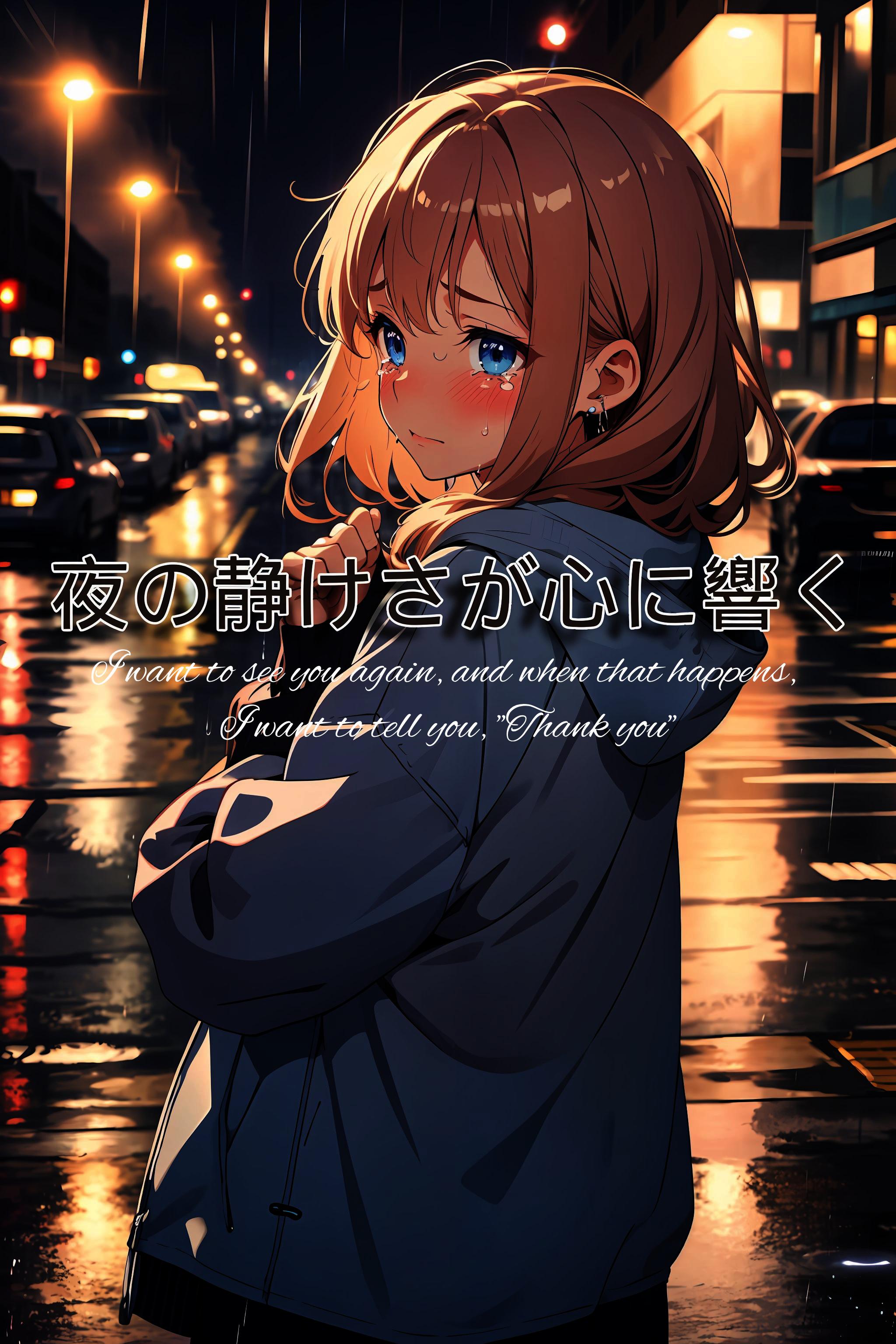 The silence of the night resonates in my heart | の人気AIイラスト・グラビア