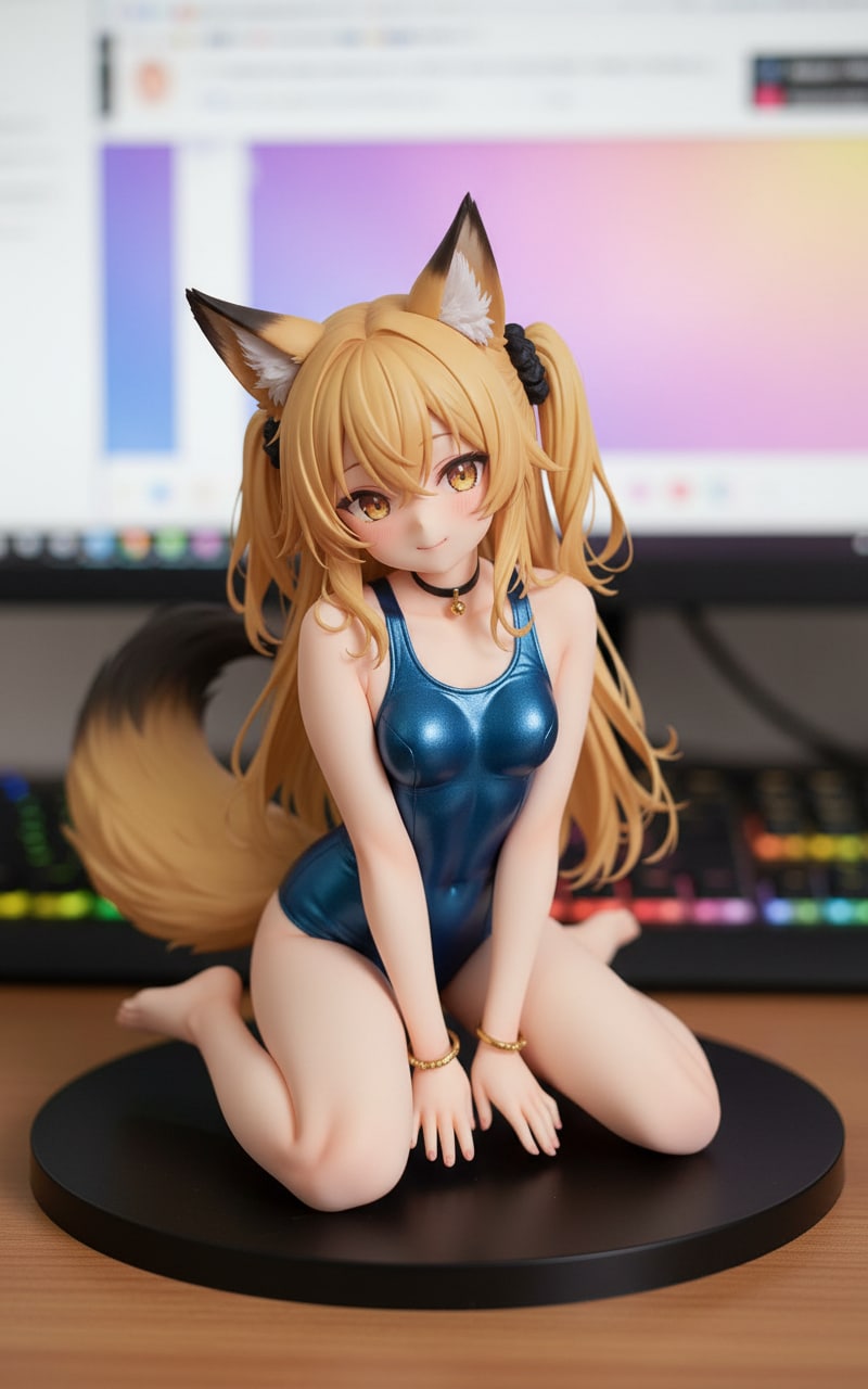 ミラ　スクール水着　フィギュア