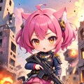 戦場のピンク髪ちゃん 3枚目