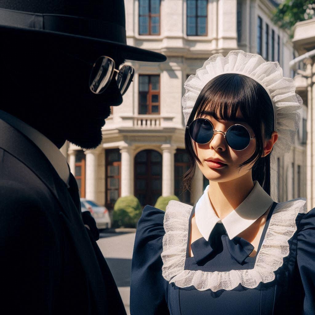 お屋敷に潜伏中