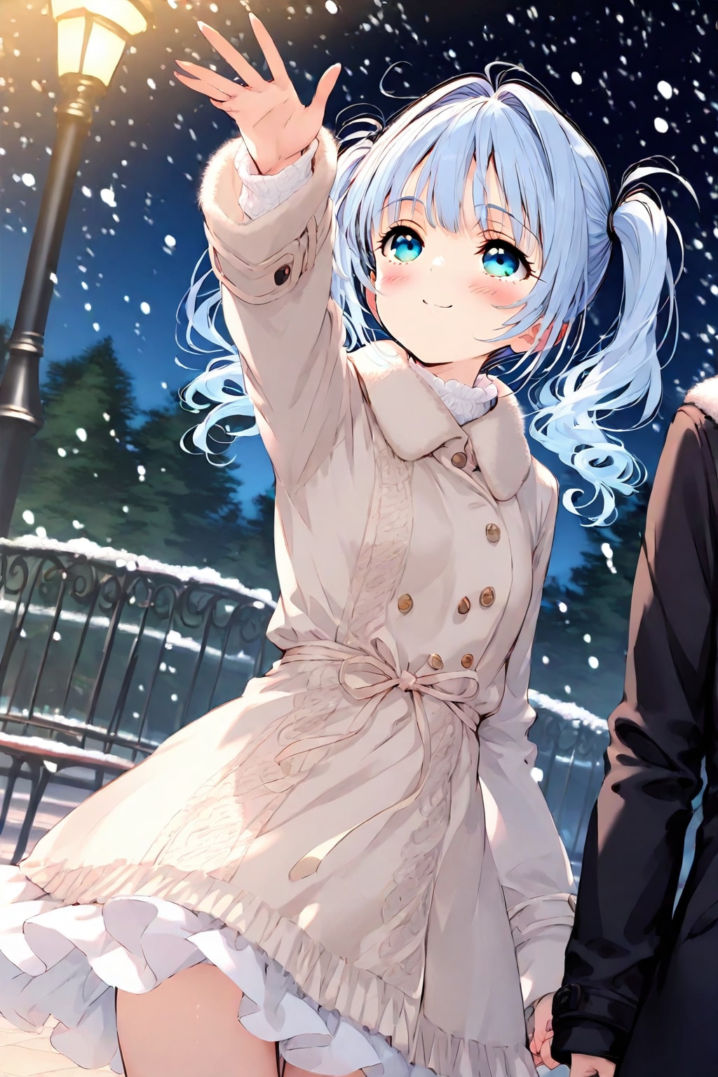 雪、降ってきたね