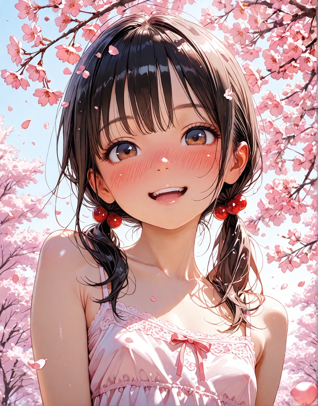 桜の季節。少女の記憶🥰 | の人気AIイラスト・グラビア