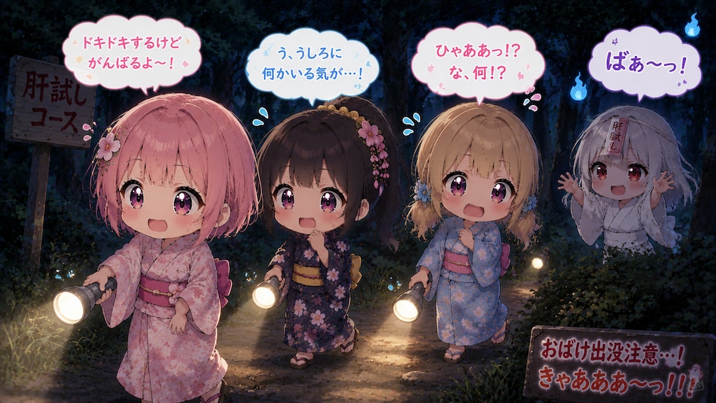 今日の夏休み（肝試し３）