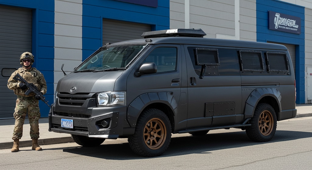 ハイエース現金輸送車