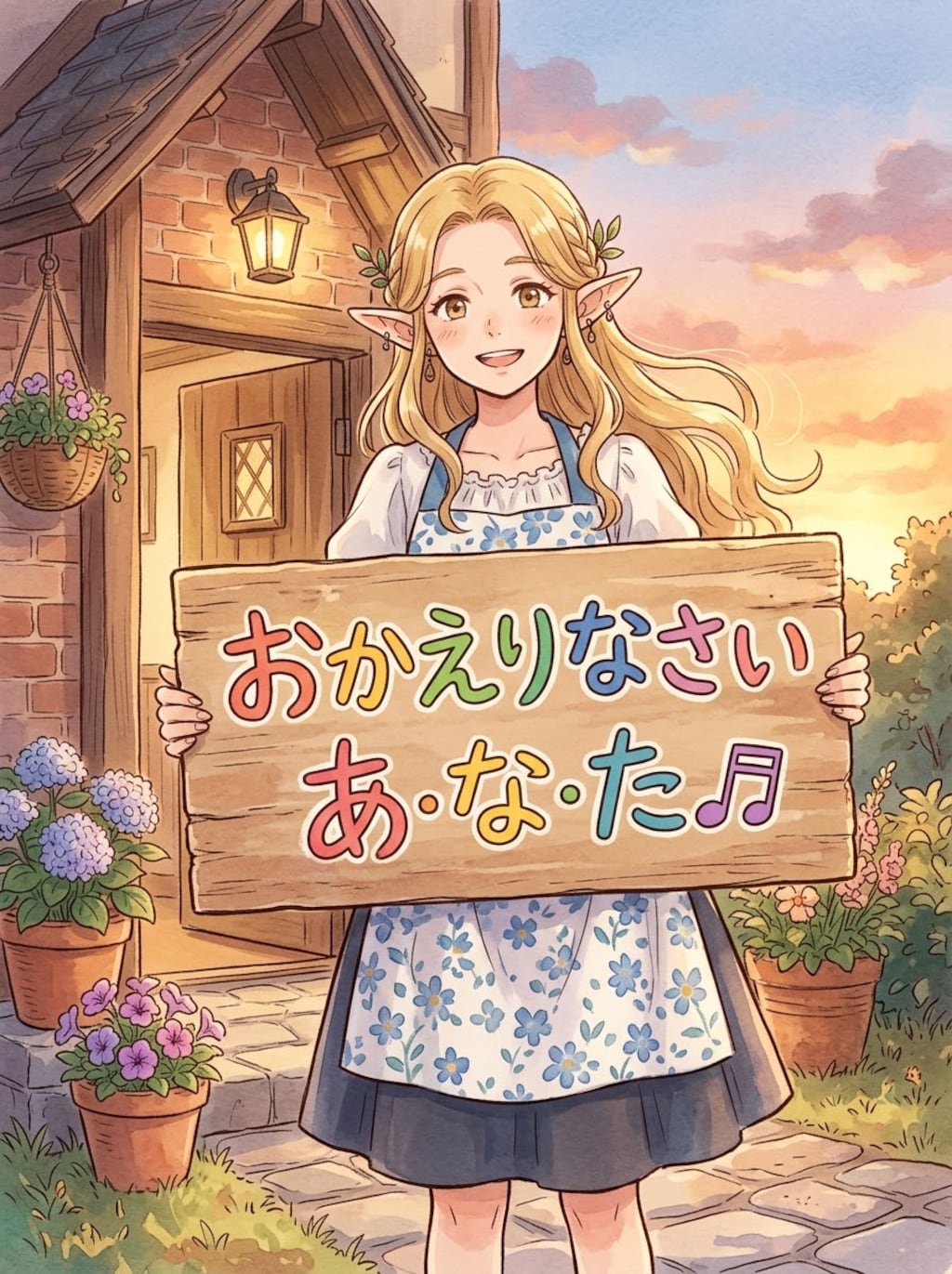 おかえりなさい あ・な・た♬