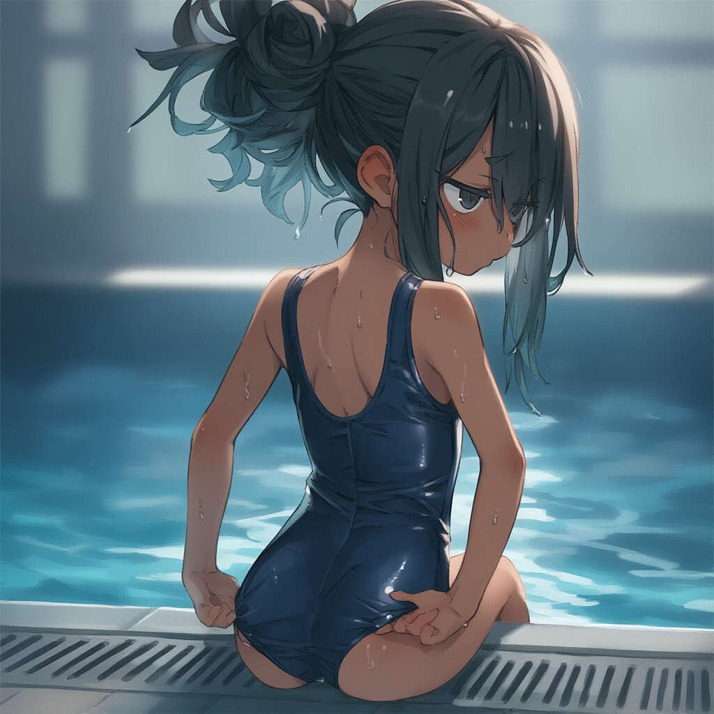 水着のおしりを直すやつ