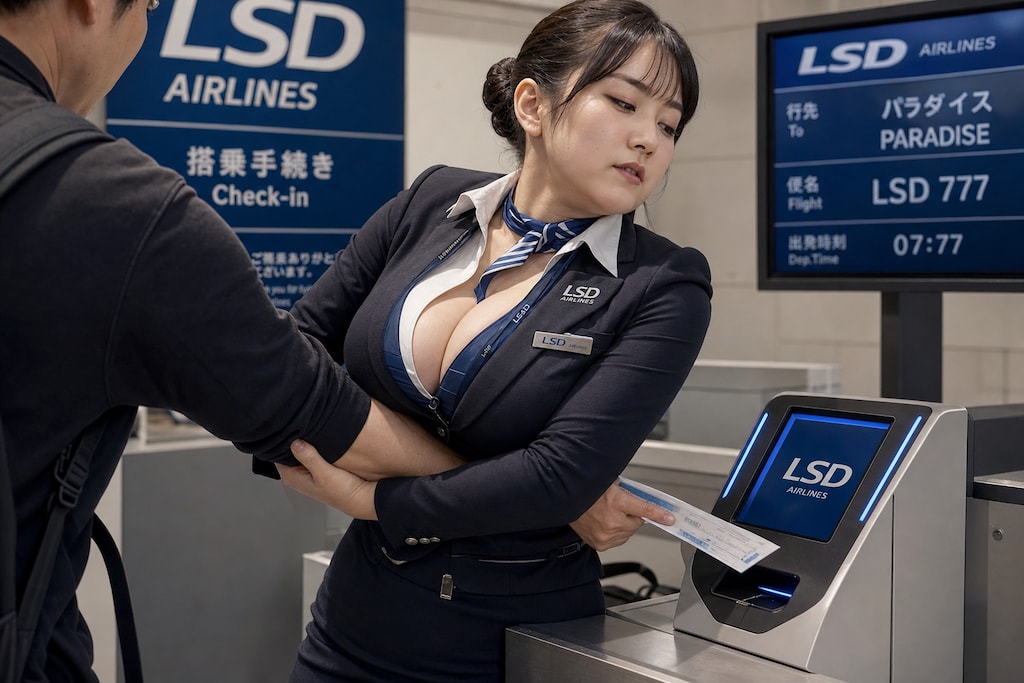 ご搭乗券はお手元にご用意くださいって、