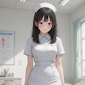 患者に下着を見せてあげるお姉さん2 2枚目