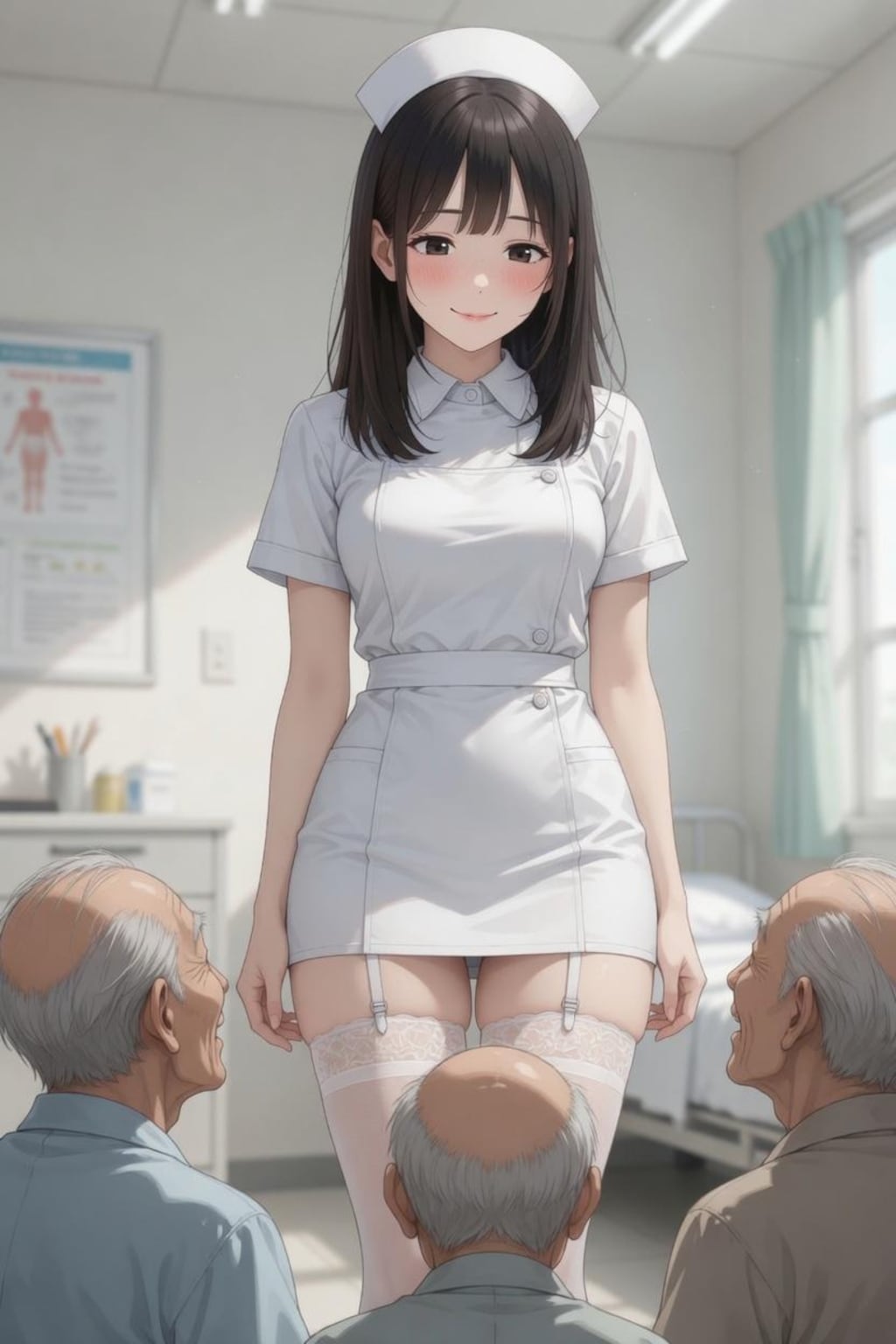 患者に下着を見せてあげるお姉さん2