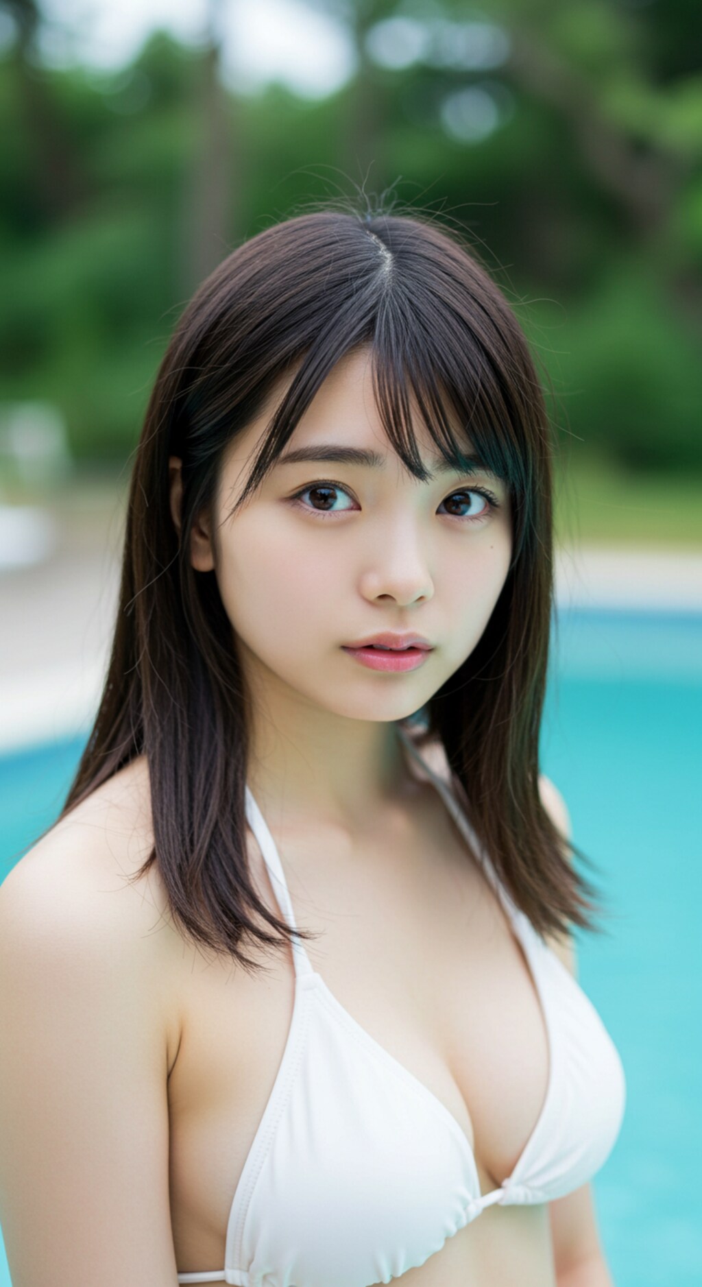 曇天の日は…。