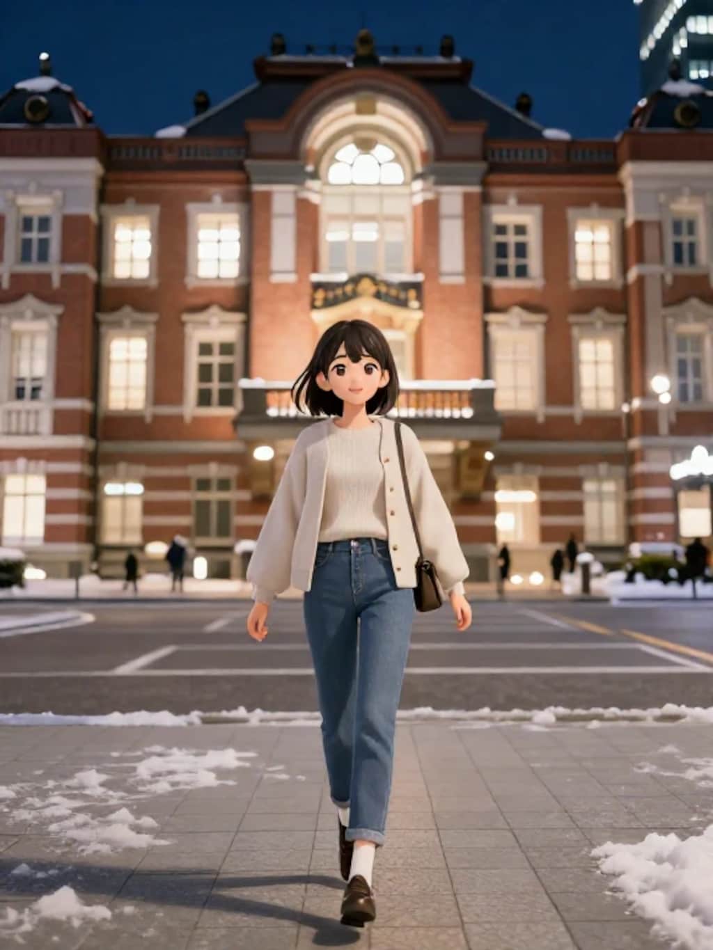 ○○駅前で待ち合わせ３