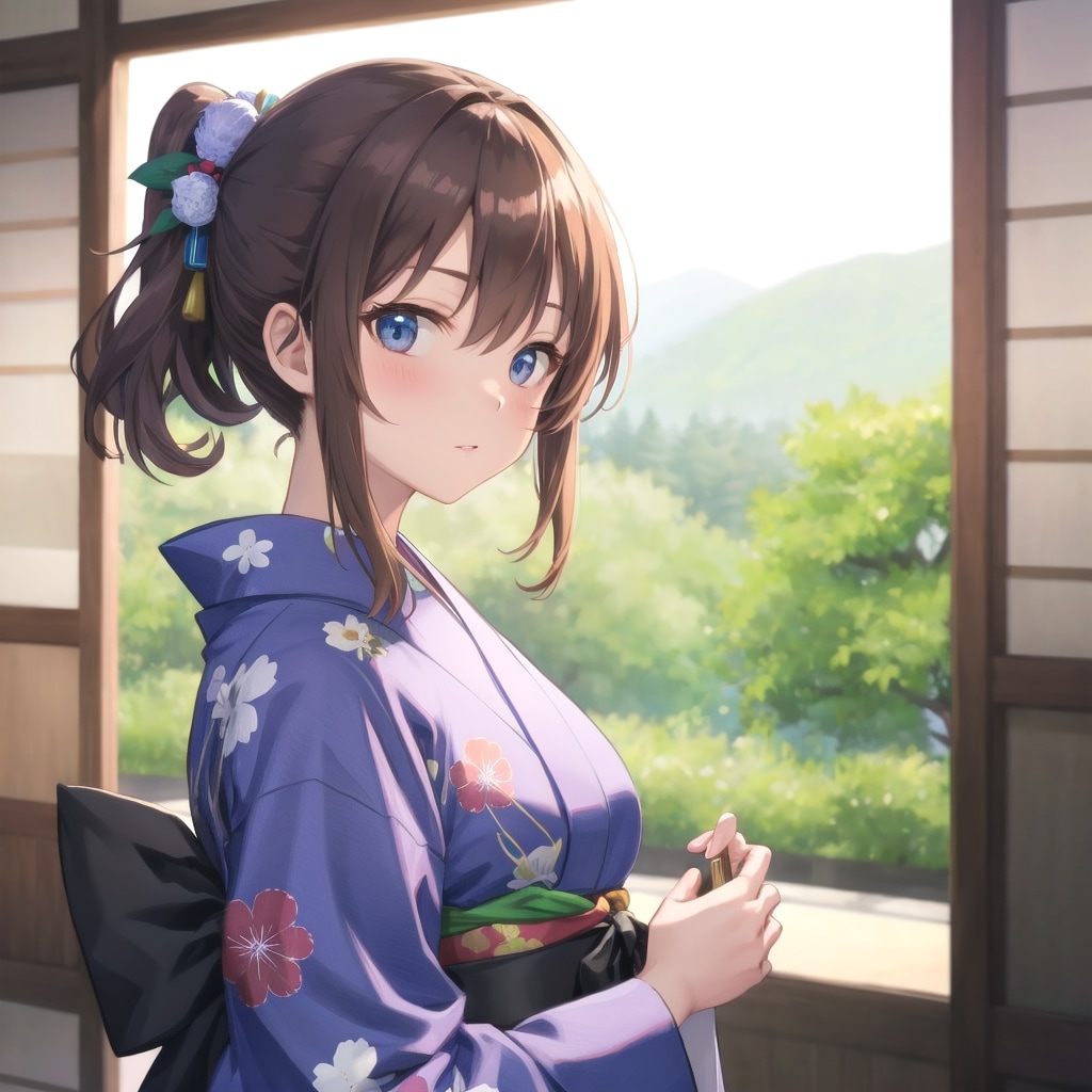 着物美人