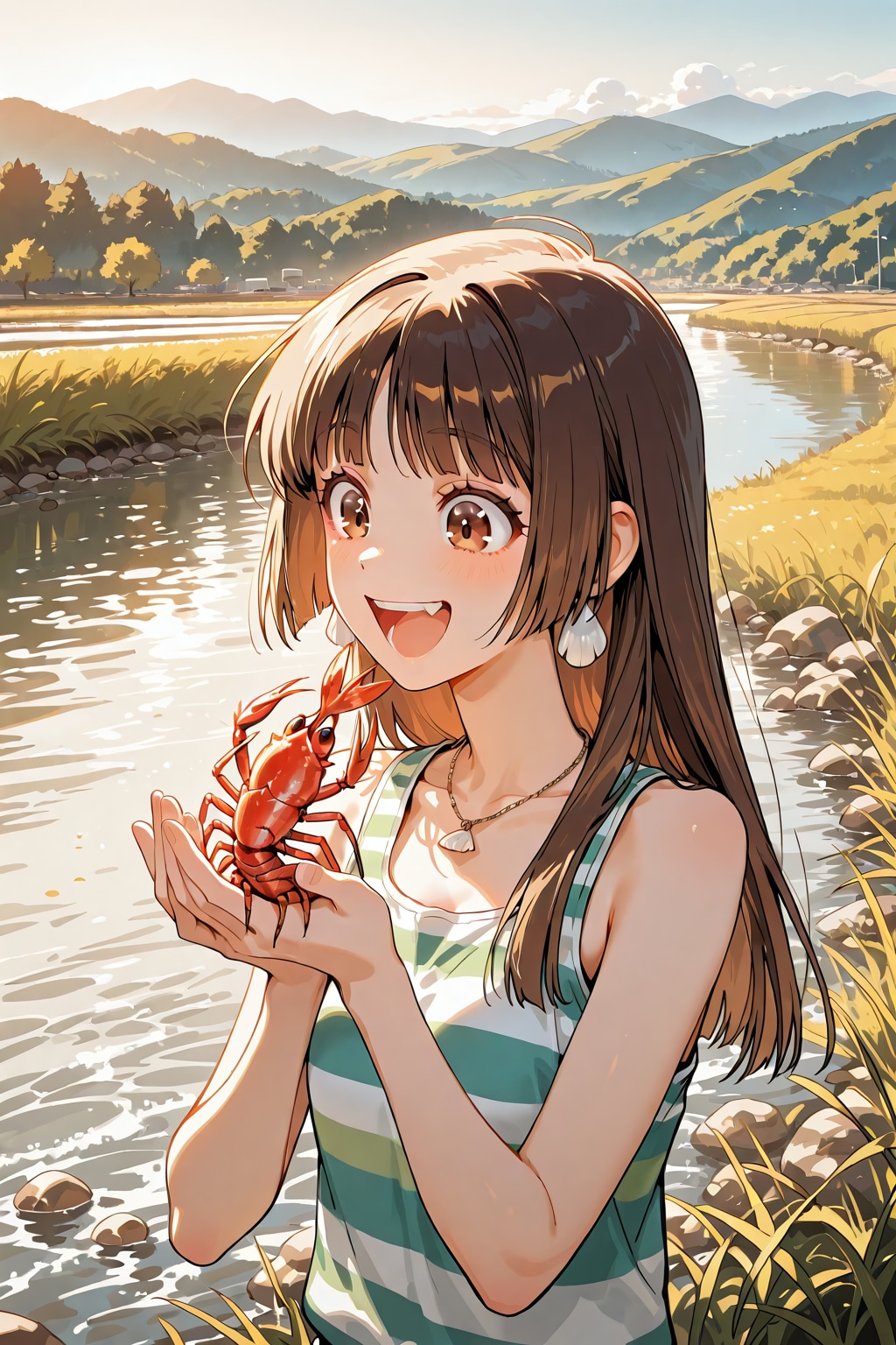 捕まえたー