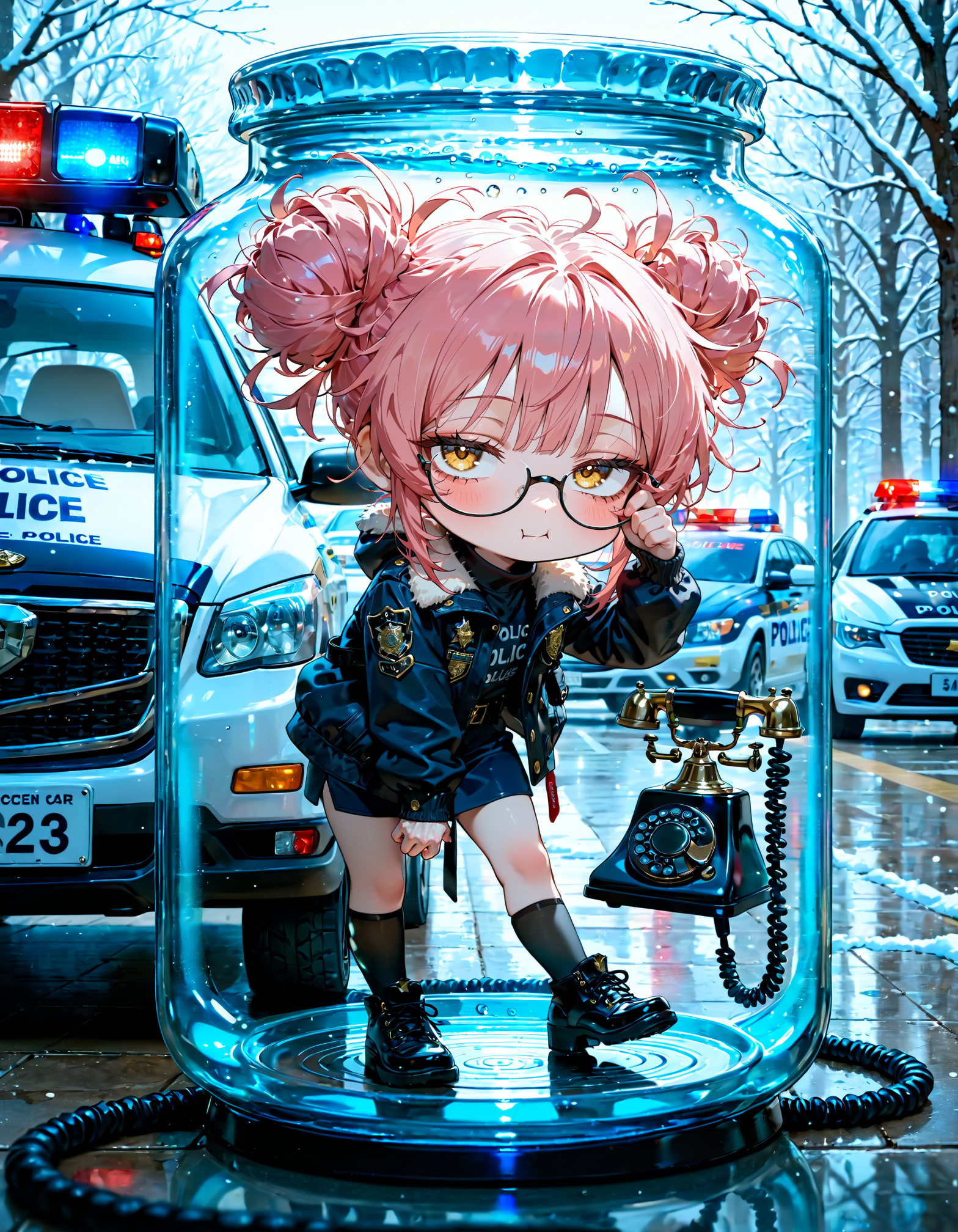 今日は何の日？　110番の日 | の人気AIイラスト・グラビア