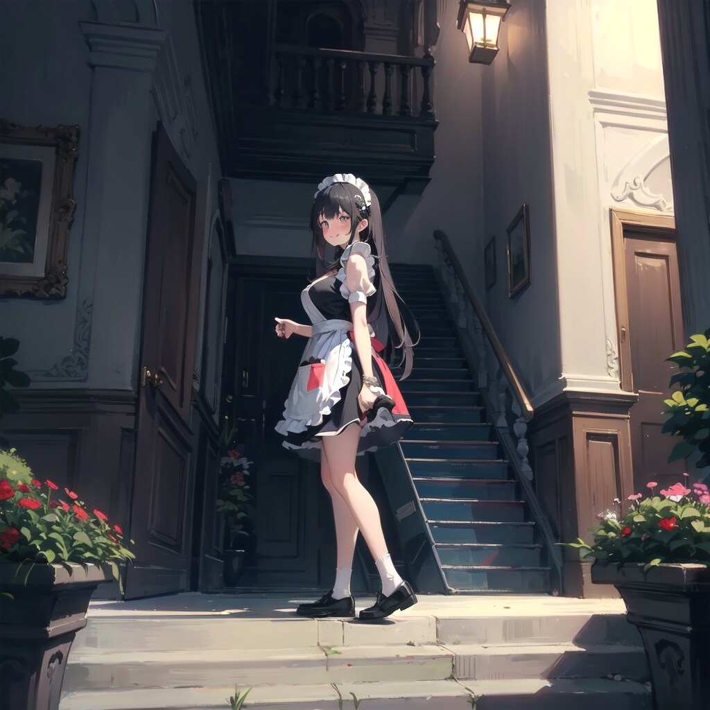 メイドと怪しいマンション
