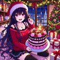 クリスマスケーキと、うちの子★その1(12枚) 7枚目