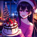 クリスマスケーキと、うちの子★その1(12枚) 3枚目