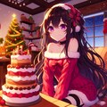 クリスマスケーキと、うちの子★その1(12枚) 4枚目