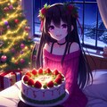 クリスマスケーキと、うちの子★その1(12枚) 5枚目