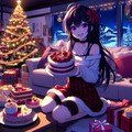 クリスマスケーキと、うちの子★その1(12枚) 6枚目