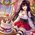 クリスマスケーキと、うちの子★その1(12枚) 12枚目