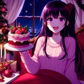 クリスマスケーキと、うちの子★その1(12枚) 2枚目