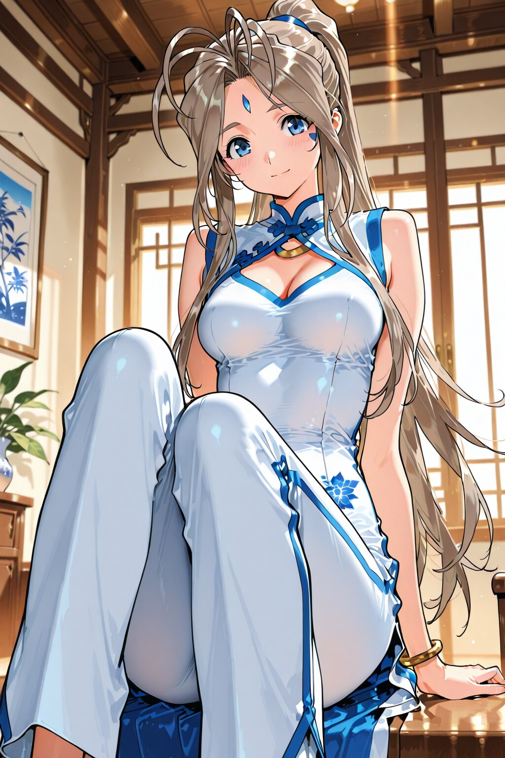 【習作】アオザイを着てみたベルダンディー