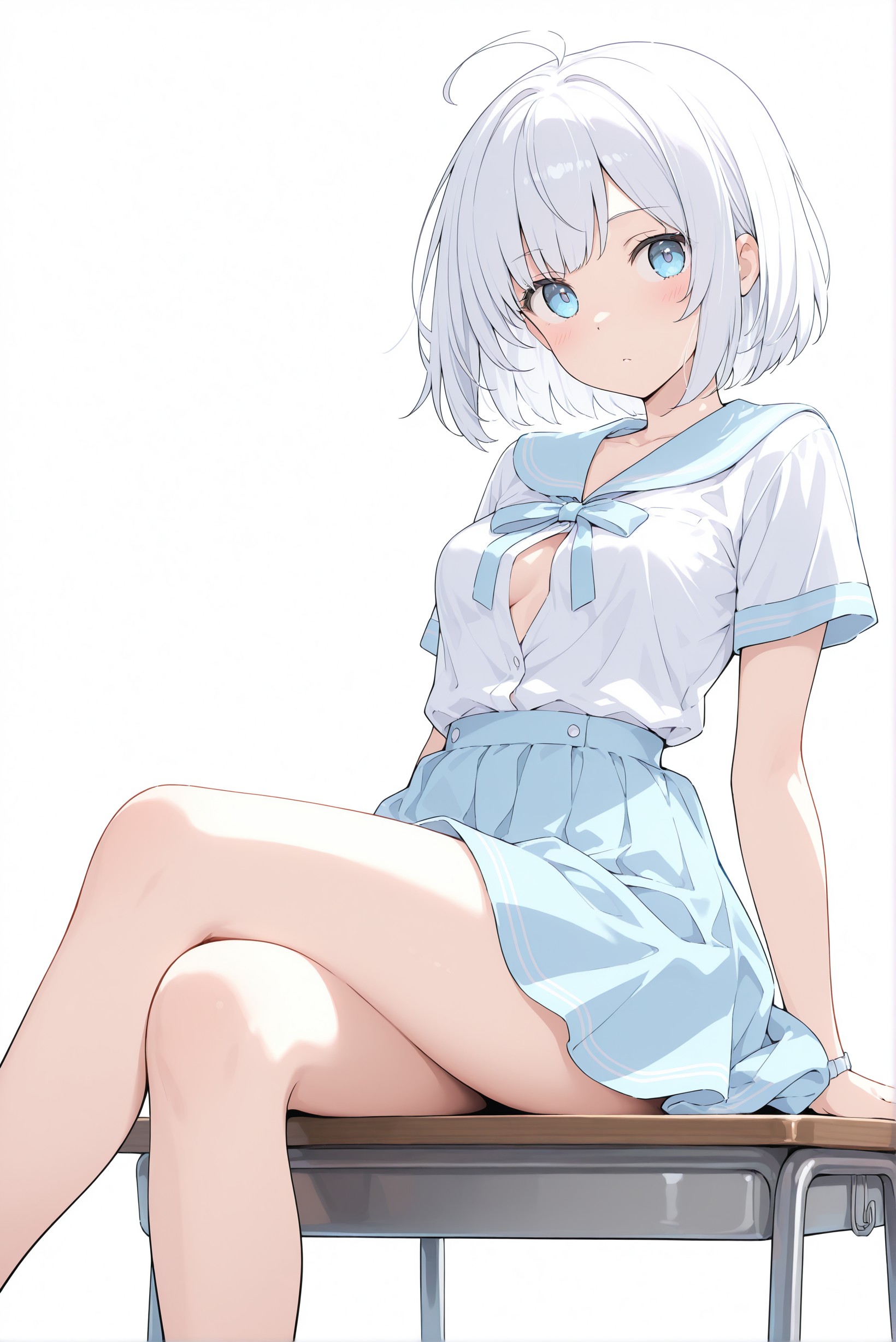 胸がみえ...