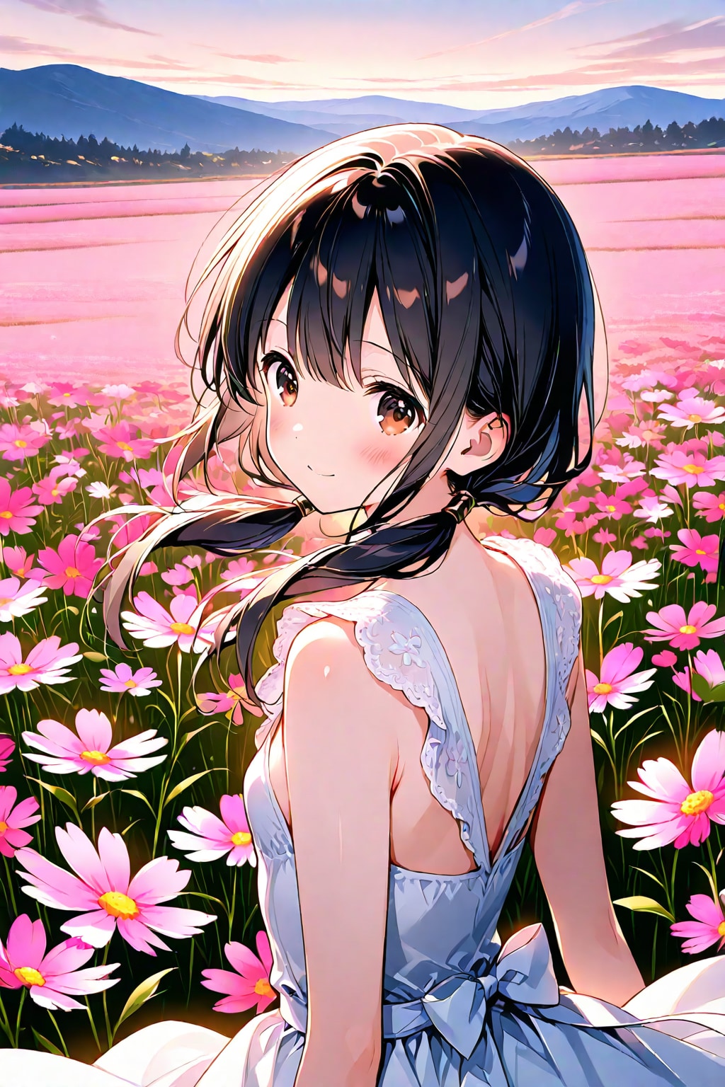 コスモス畑でつかまえて