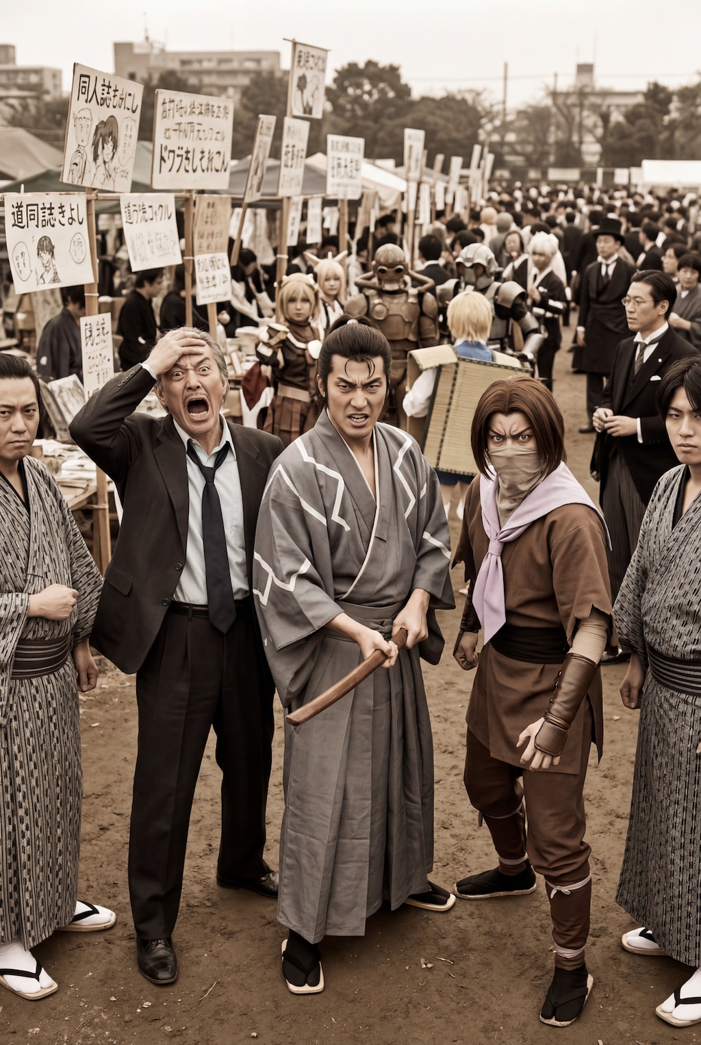 明治時代のコミケ会場