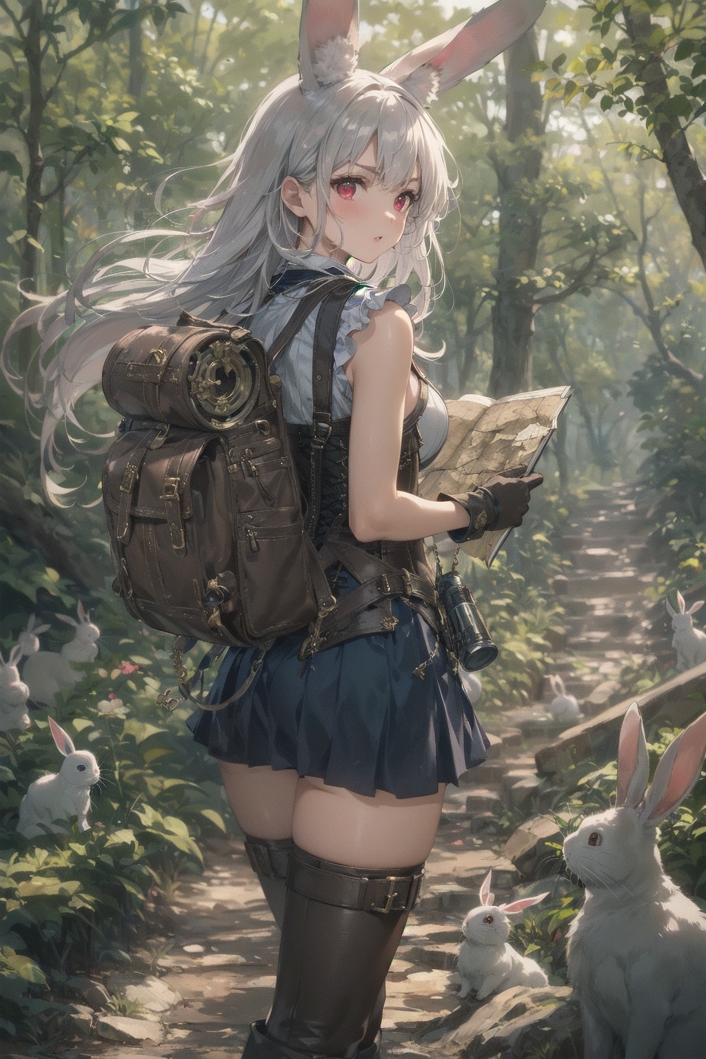 宝探しなのです🐰✨