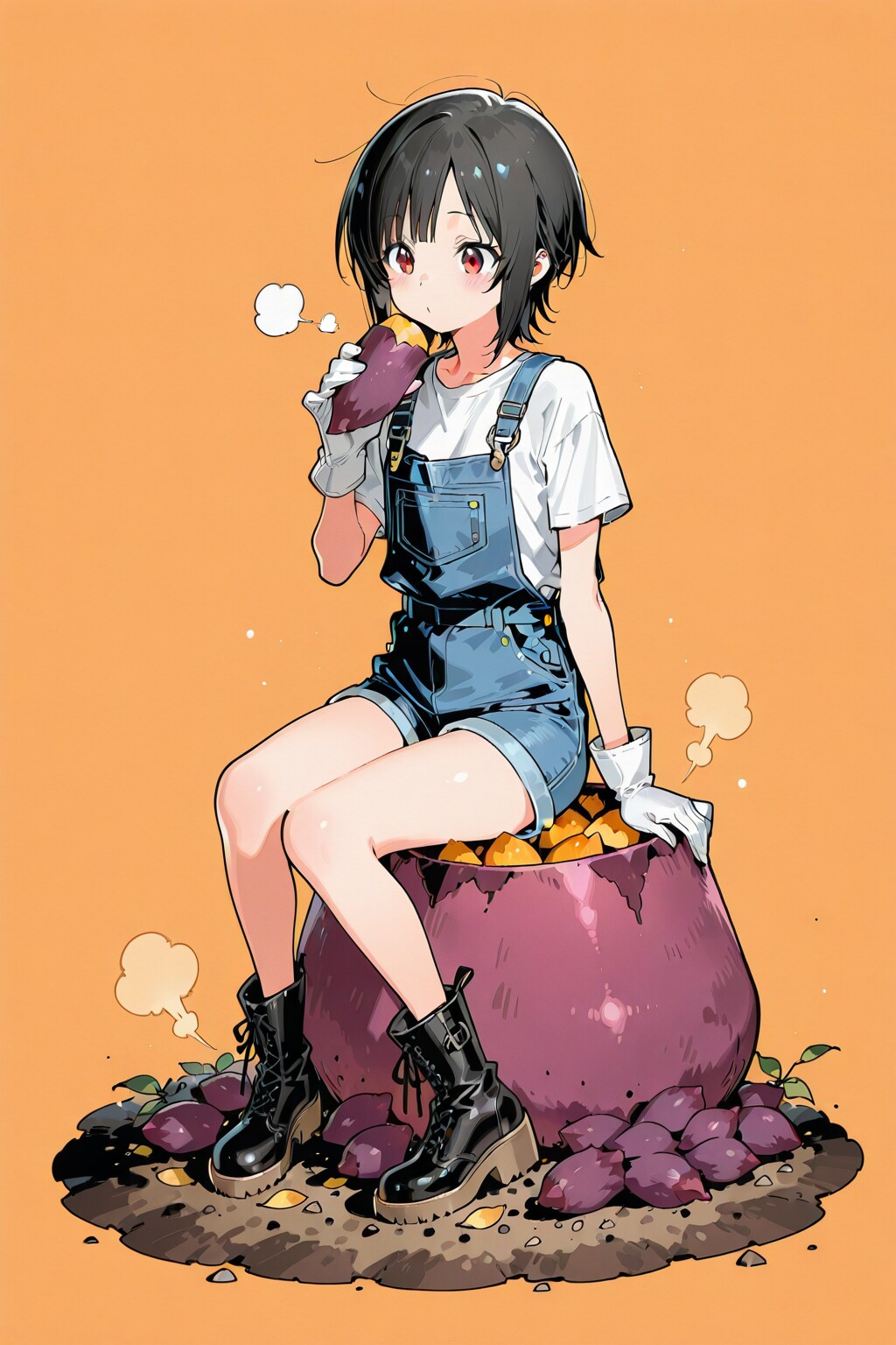 上手に芋掘り出来ないシリーズ