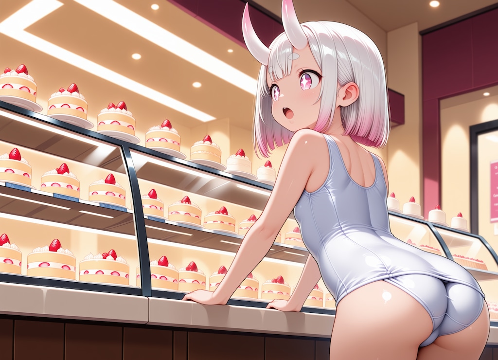 ケーキに夢中