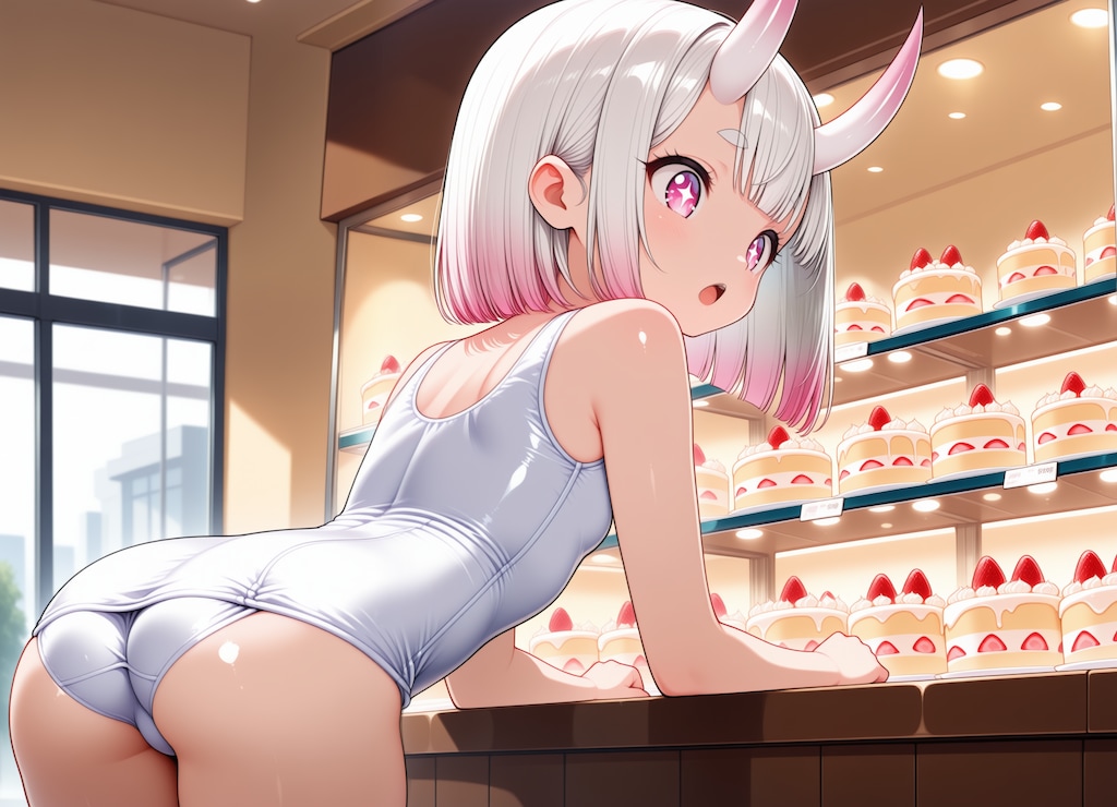 ケーキに夢中