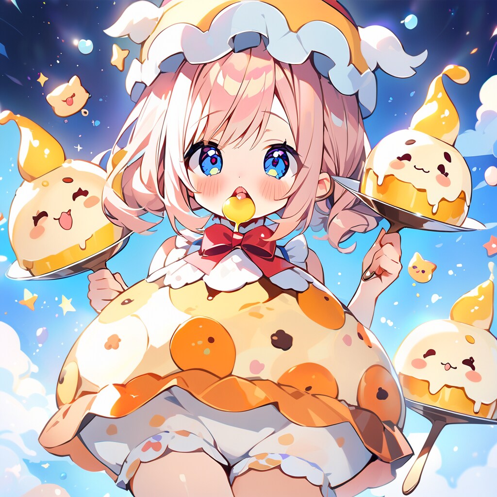 プリンのおばけ | の人気AIイラスト・グラビア