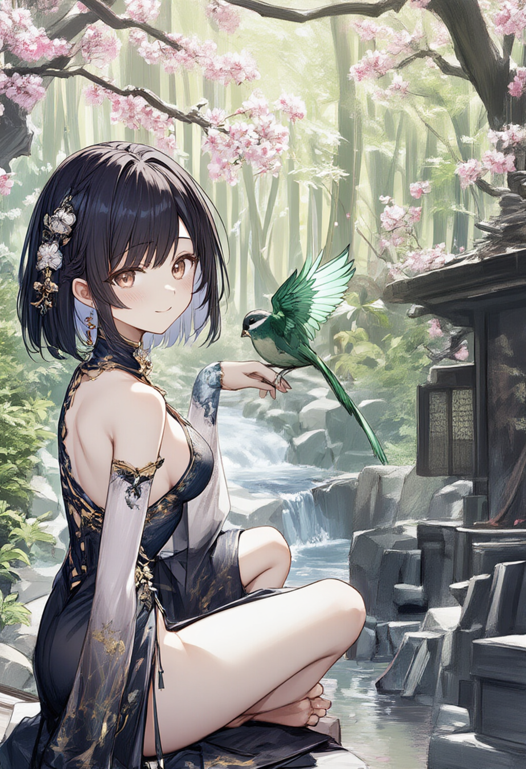 春の心はのどけからまし