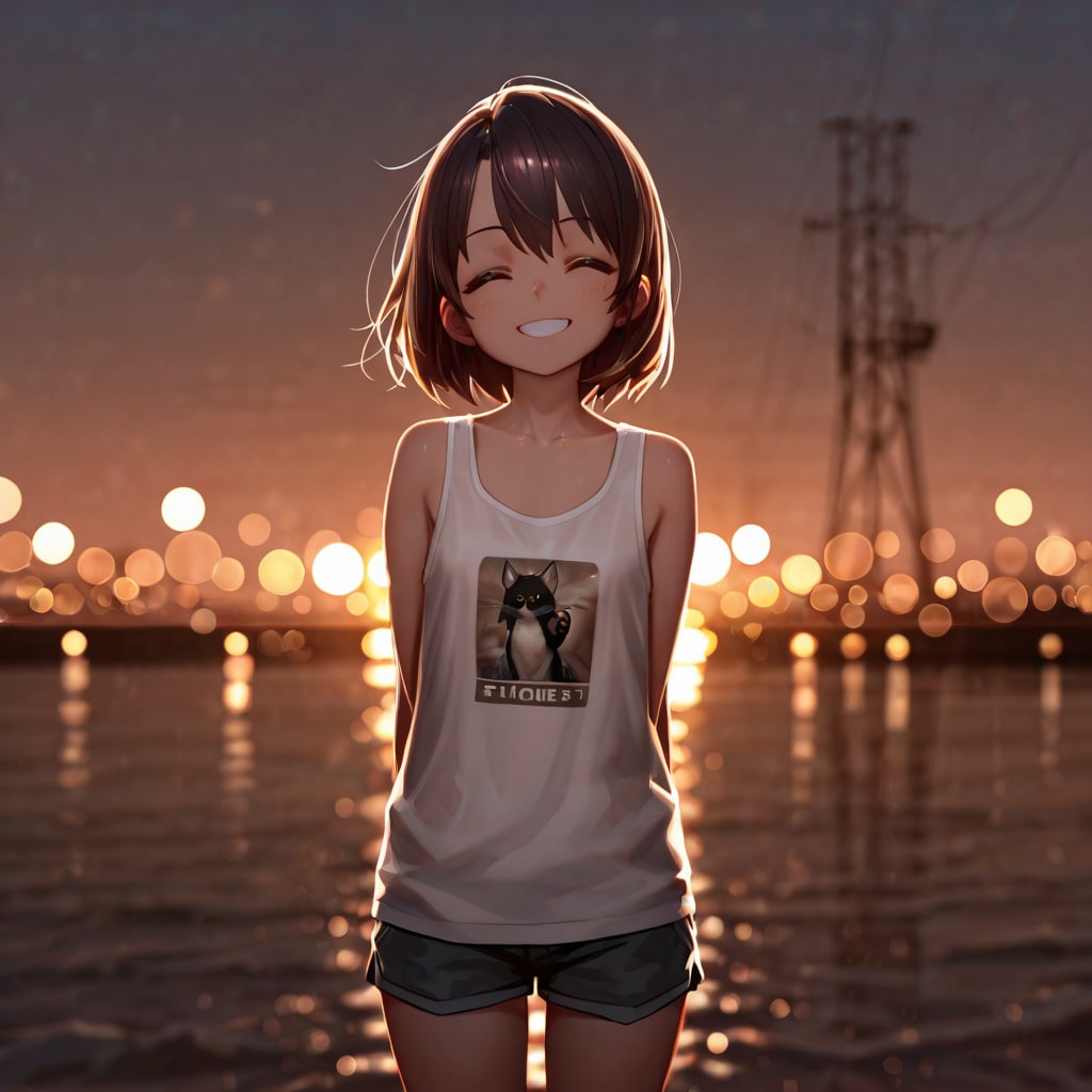 夕暮れ