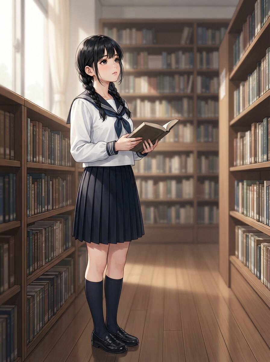 本と少女