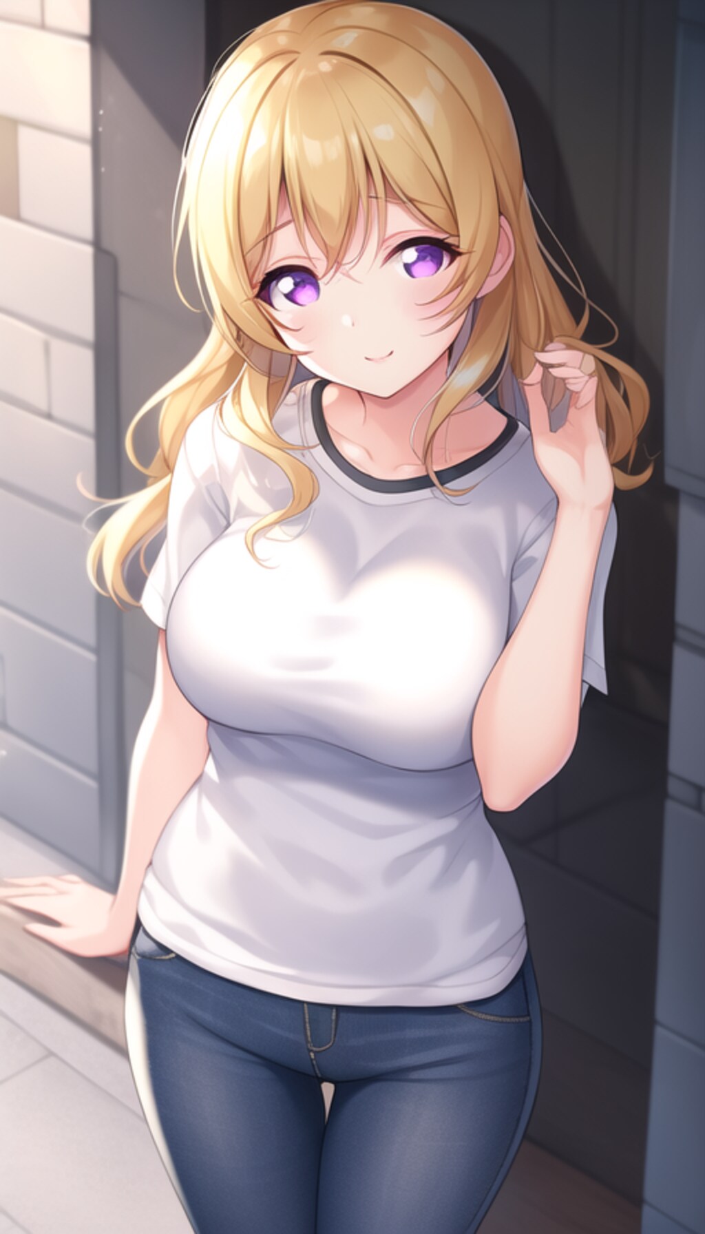 金髪の女の子
