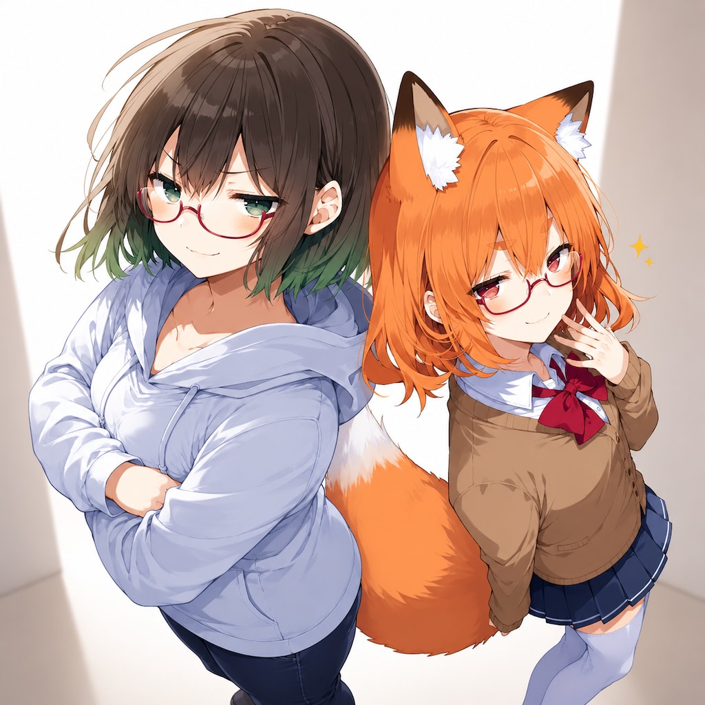ふたりはドヤ顔