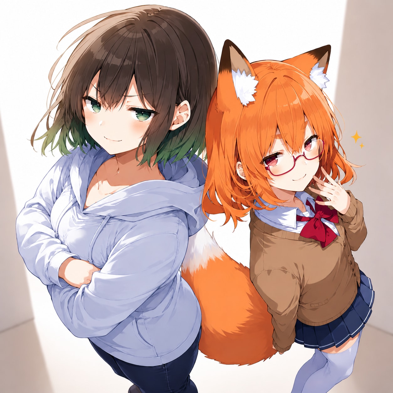 ふたりはドヤ顔