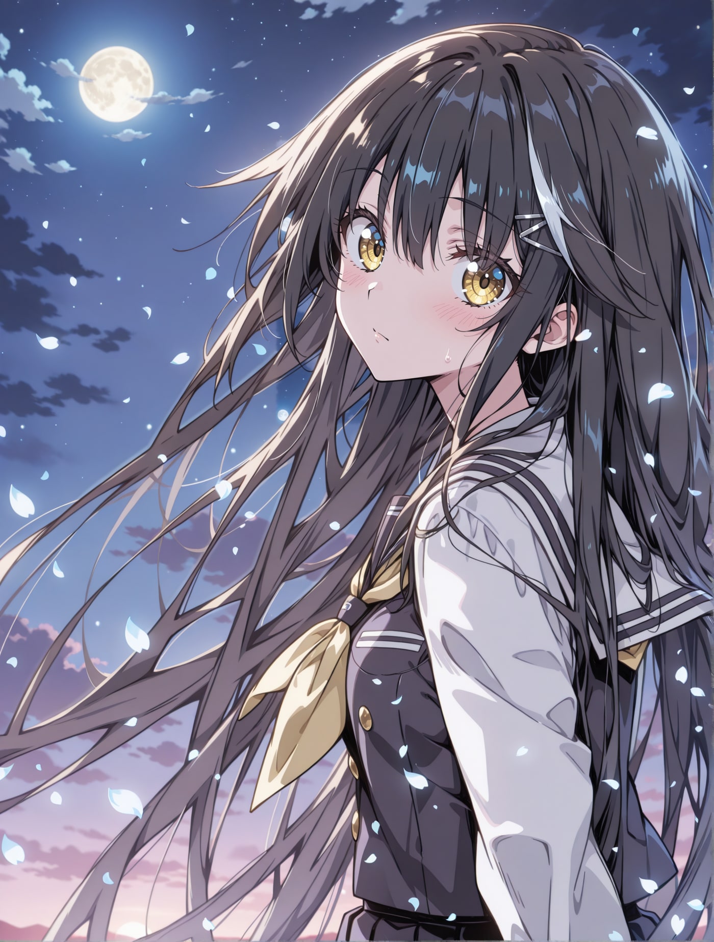 朧月夜 | の人気AIイラスト・グラビア