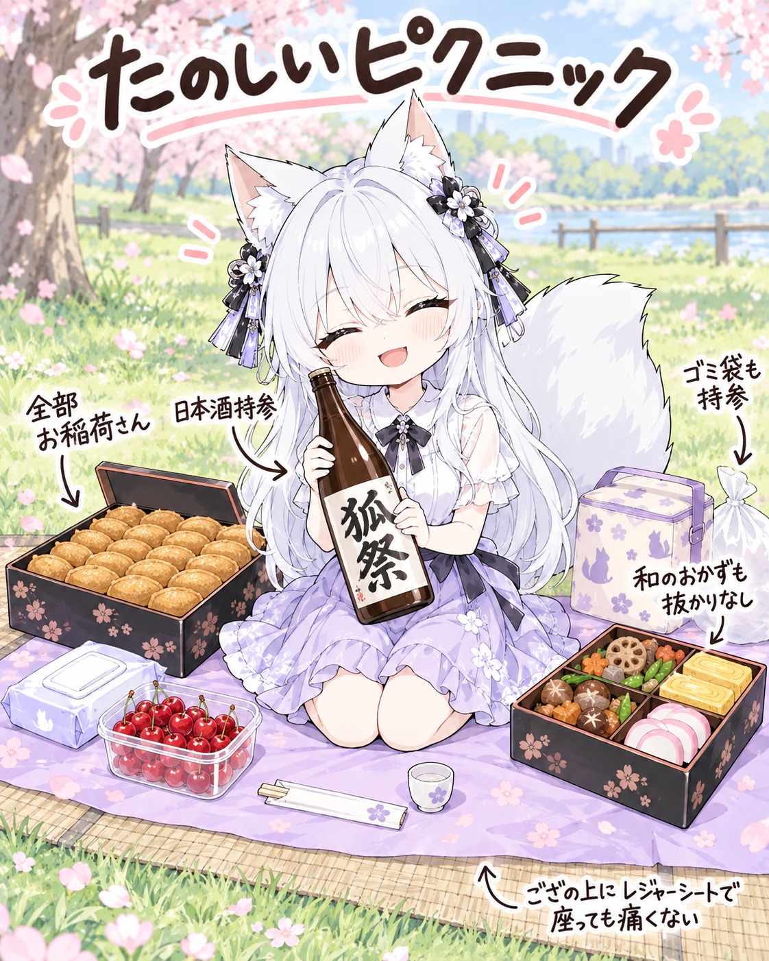 たのしいピクニック | の人気AIイラスト・グラビア