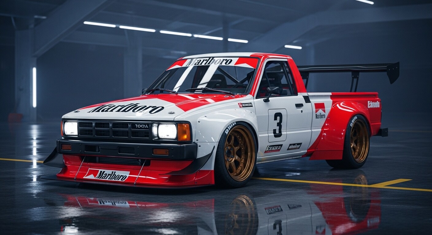 マルボロハイラックストラックレーシングカー | の人気AIイラスト・グラビア