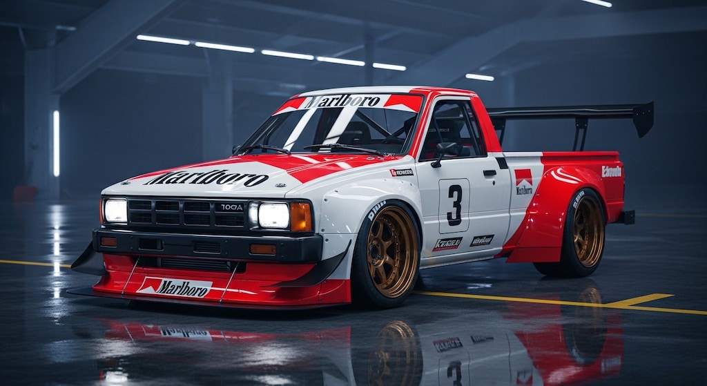 マルボロハイラックストラックレーシングカー