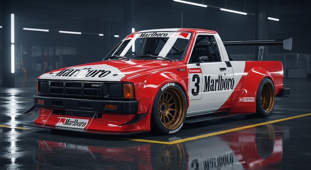 マルボロハイラックストラックレーシングカー